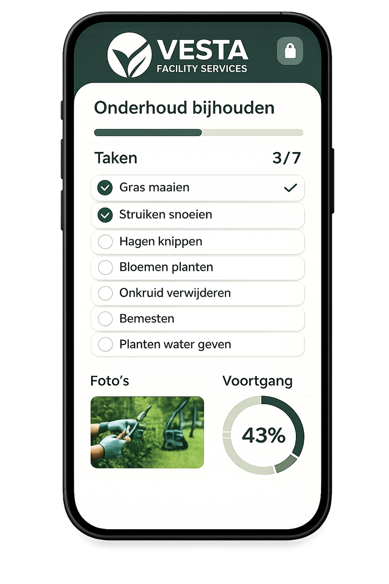 VESTA onderhouds-app